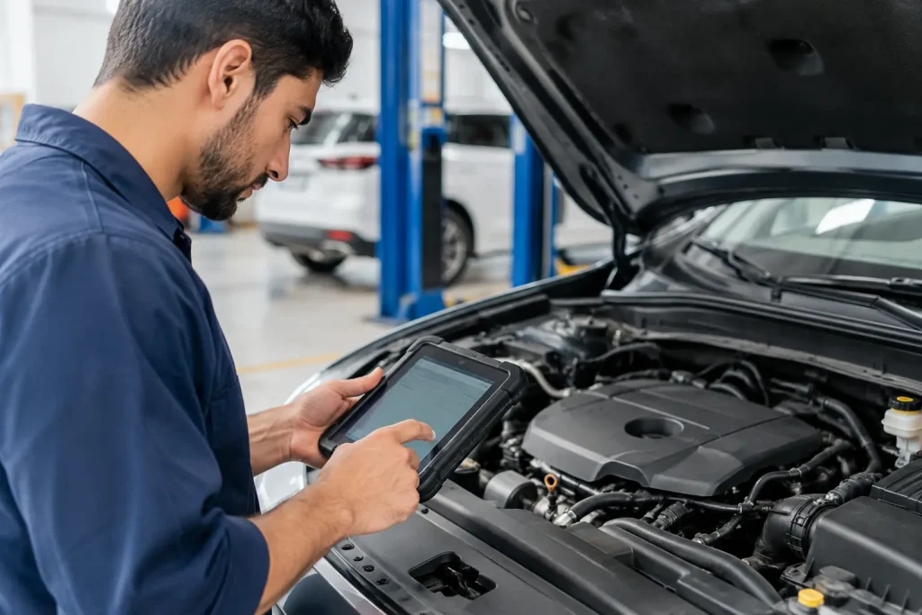 Check Engine Light Diagnosis Dubai: What It Means